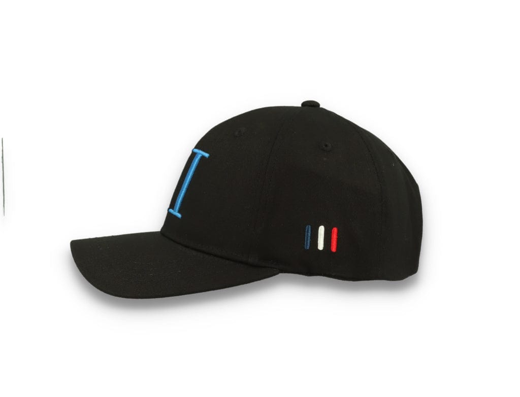 Encore Organic Baseball Cap Black/Washed Denim Blue - LOKK