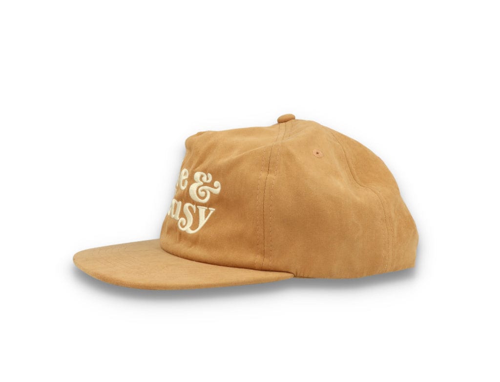 Free & Easy Peach Fuzz Snapback Cap Tan - LOKK