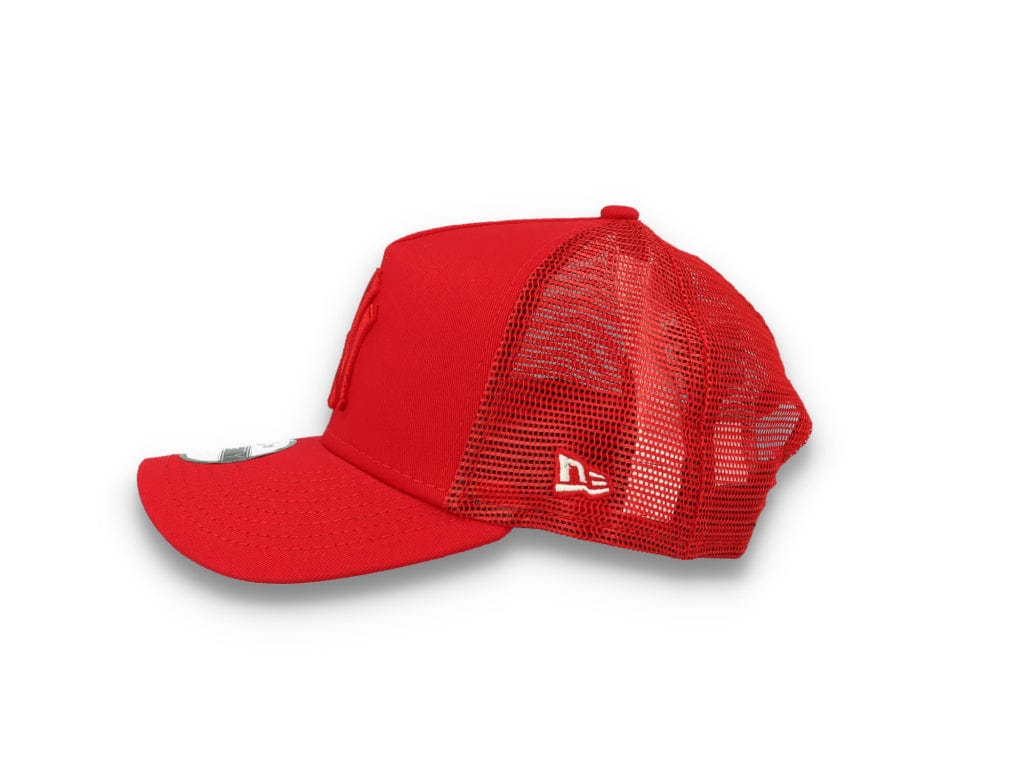 Kids Tonal Mesh Trucker New York Yankees  Scarlet/Scarlet - LOKK