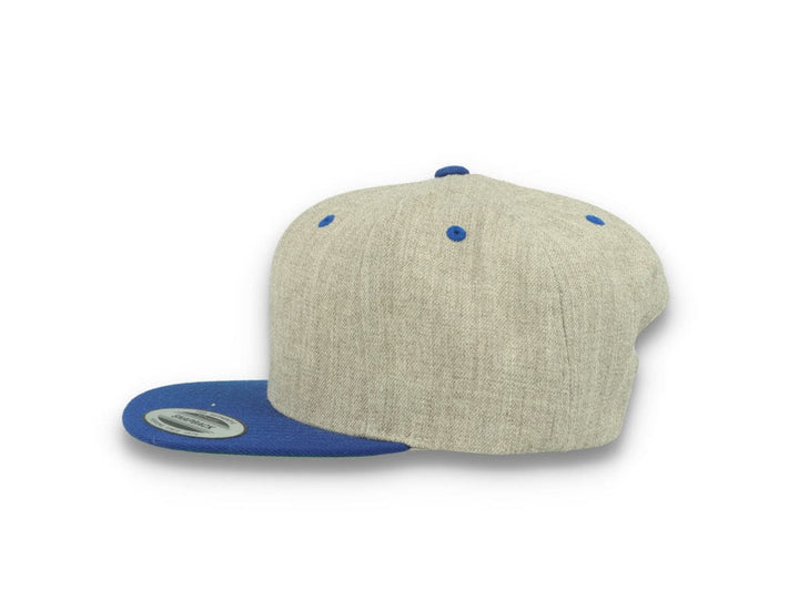 Yupoong Classic Snapback 6089MT Heather Grey/Royal - LOKK