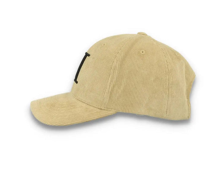 Encore Corduroy Baseball Cap Dark Sand/Black - LOKK