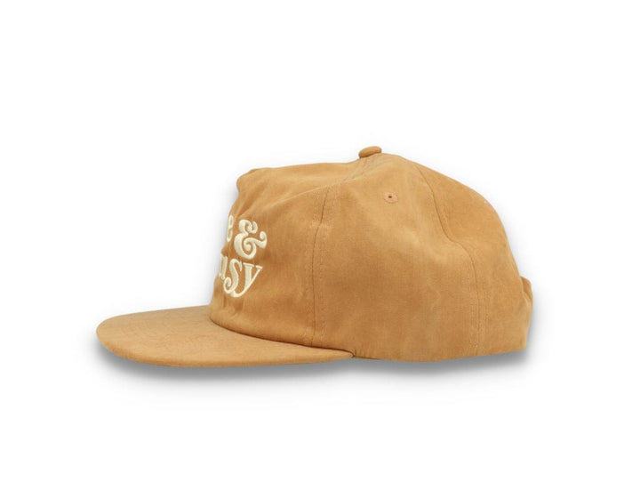 Free & Easy Peach Fuzz Snapback Cap Tan - LOKK