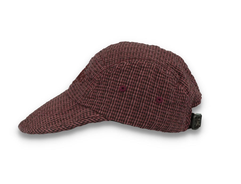 O.G. Seersucker Canyon Cap Dusty Maroon Garment Dyed - LOKK