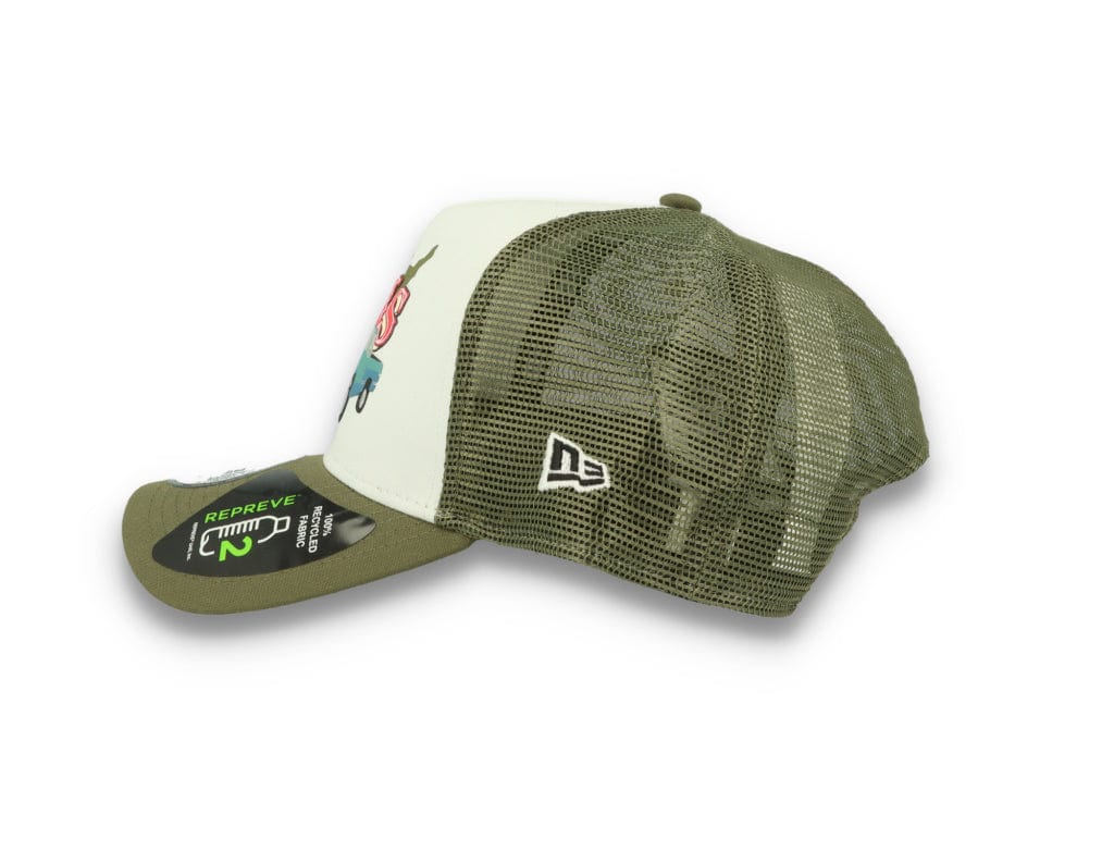 Trucker Cap Us State Wordmark Trucker New  New Olive - LOKK
