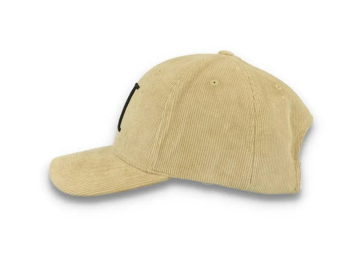 Encore Corduroy Baseball Cap Dark Sand/Black - LOKK