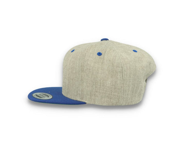 Yupoong Classic Snapback 6089MT Heather Grey/Royal - LOKK