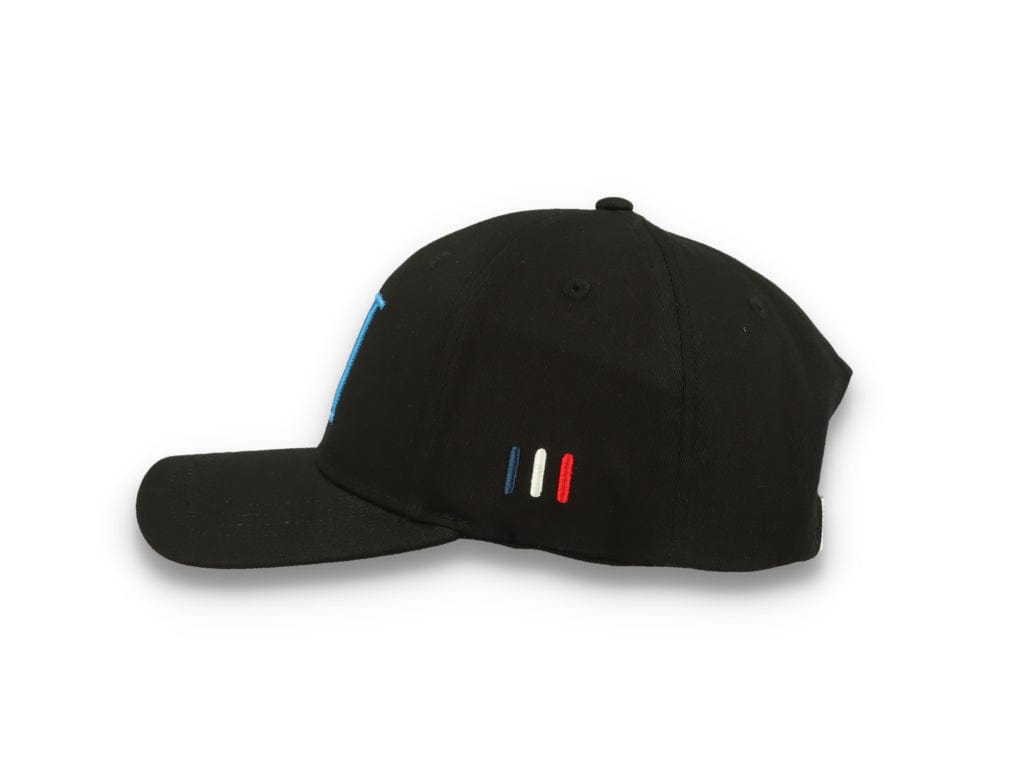 Encore Organic Baseball Cap Black/Washed Denim Blue - LOKK