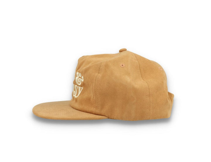 Free & Easy Peach Fuzz Snapback Cap Tan - LOKK