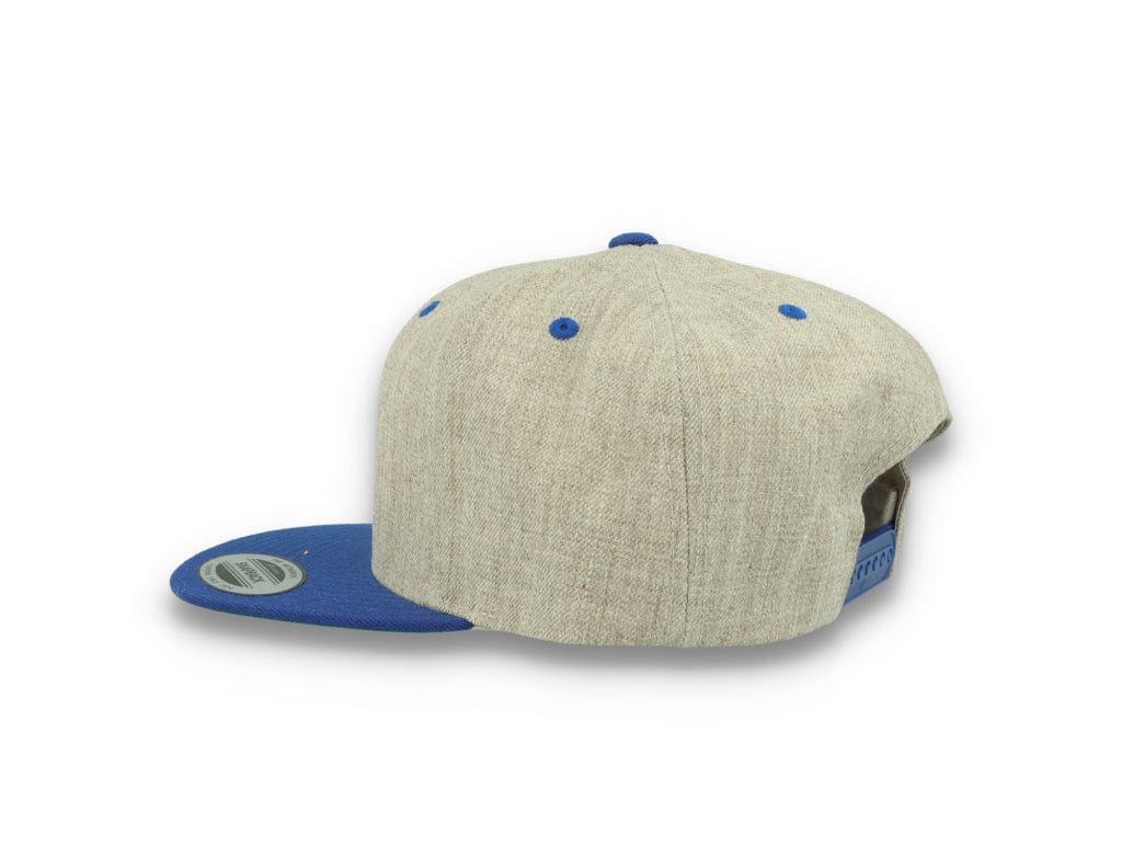 Yupoong Classic Snapback 6089MT Heather Grey/Royal - LOKK