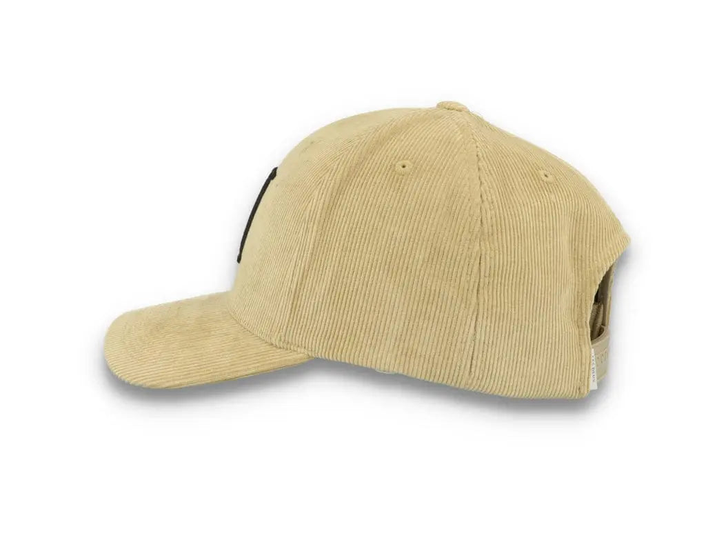 Encore Corduroy Baseball Cap Dark Sand/Black - LOKK