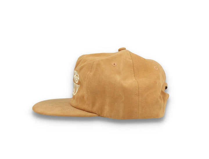 Free & Easy Peach Fuzz Snapback Cap Tan - LOKK