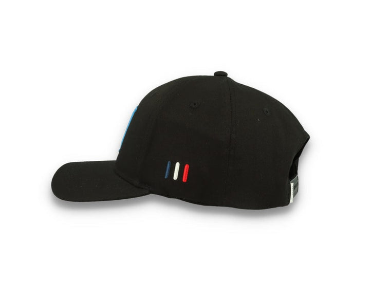 Encore Organic Baseball Cap Black/Washed Denim Blue - LOKK