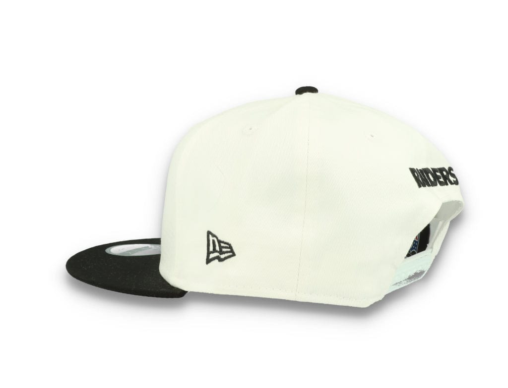 9FIFTY White Crown Patches Las Vegas Raiders Optic White - LOKK