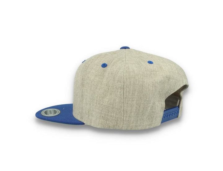 Yupoong Classic Snapback 6089MT Heather Grey/Royal - LOKK