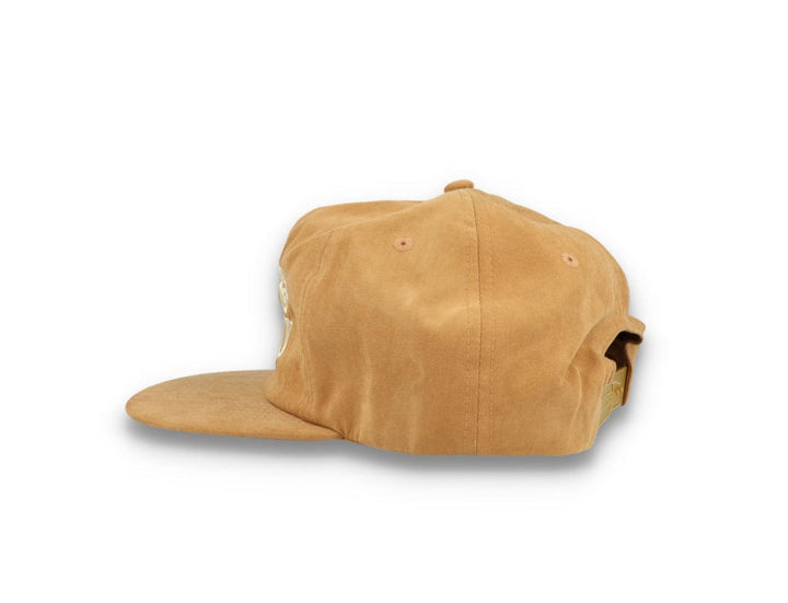Free & Easy Peach Fuzz Snapback Cap Tan - LOKK