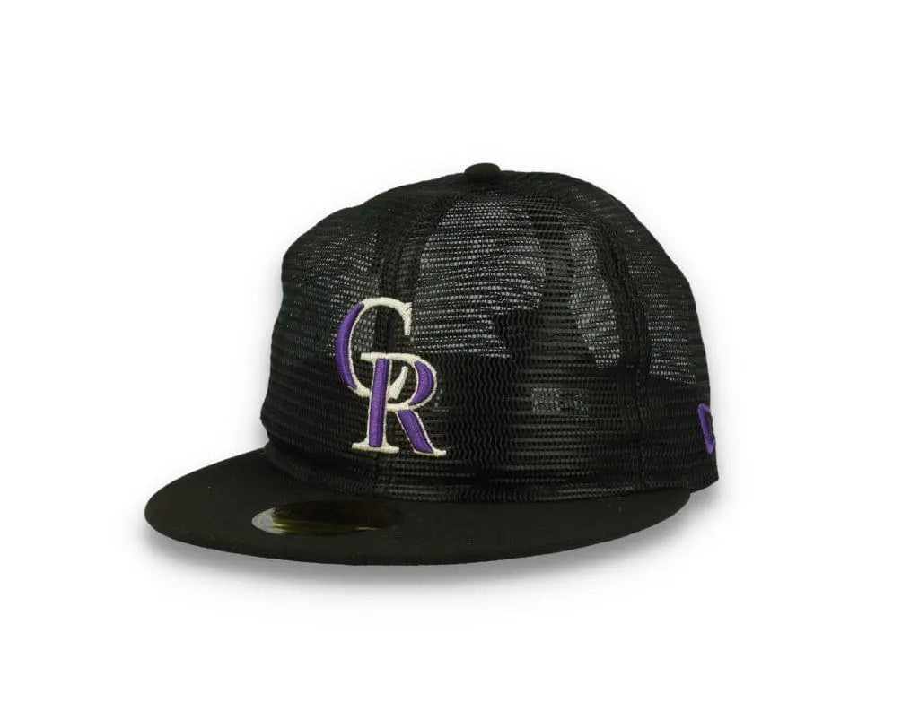 59FIFTY MLB Mesh Patch Colorado Rockies Black - LOKK