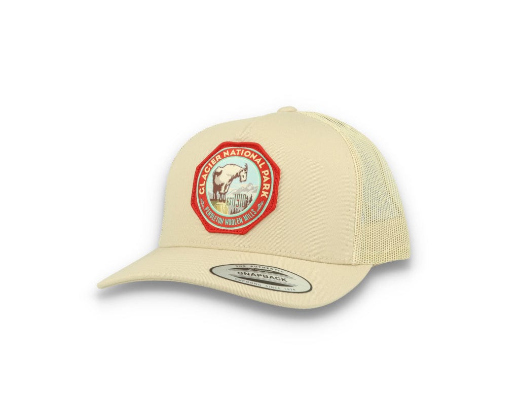 Glacier National Park Patch Trucker Natural - LOKK