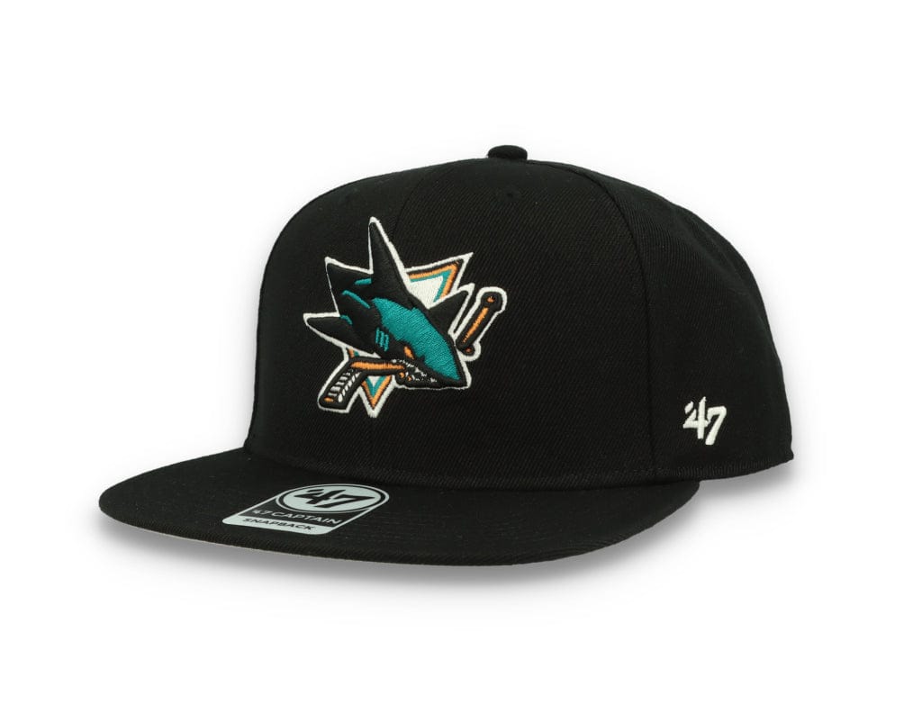 No Shot 47 Captain San Jose Sharks Black - LOKK