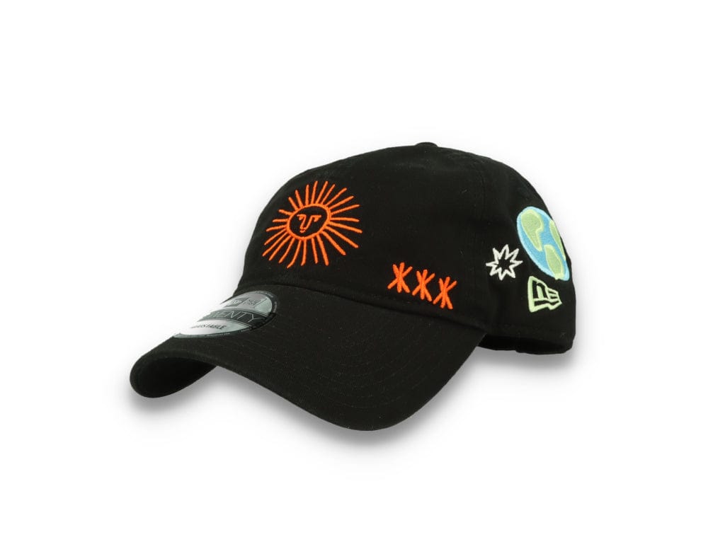 9TWENTY Washed Graphic New Era Black - LOKK