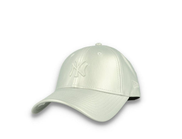 9FORTY Womens Midi Pu New York Yankees Metallic Silver