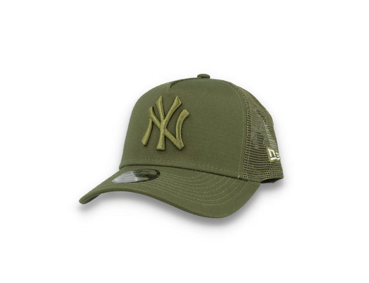 Kids Tonal Mesh Trucker New York Yankees  Olive/olive - LOKK