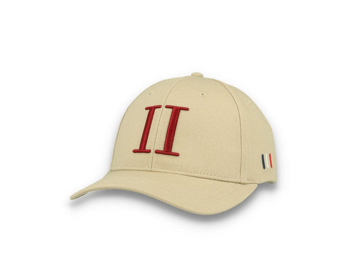 Encore Organic Baseball Cap Dark Sand/Burnt Red - LOKK
