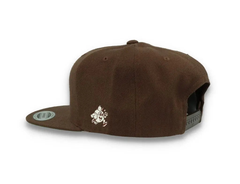 LOKK X RADIO BORGEN Snapback Brown/White - LOKK