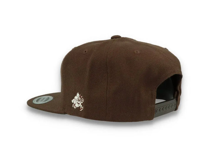 LOKK X RADIO BORGEN Snapback Brown/White - LOKK