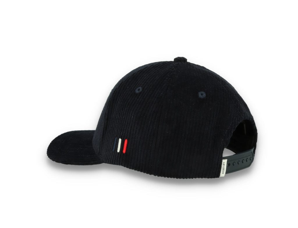 Encore Corduroy Baseball Cap Dark Navy - LOKK