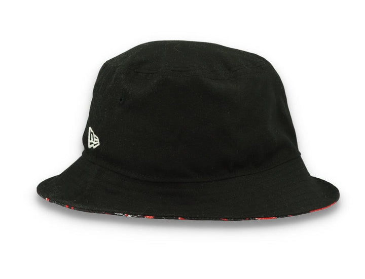 Bucket Hat Print Infill Chicago Bulls  Black - LOKK