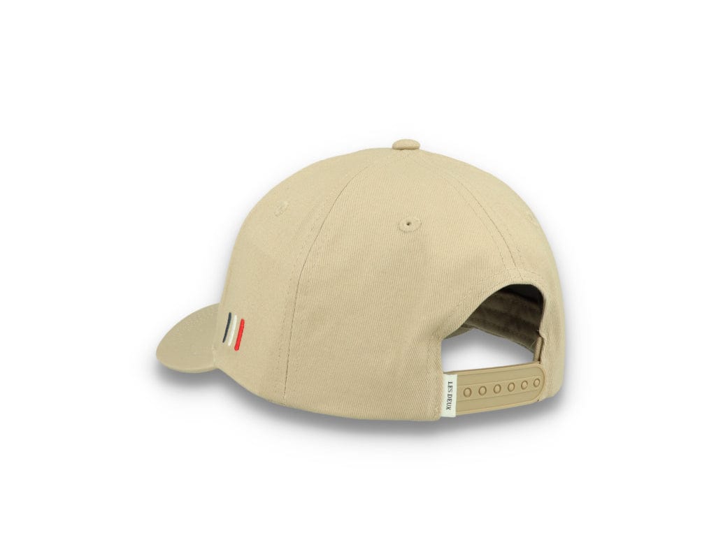 Encore Organic Baseball Cap Dark Sand/Burnt Red - LOKK