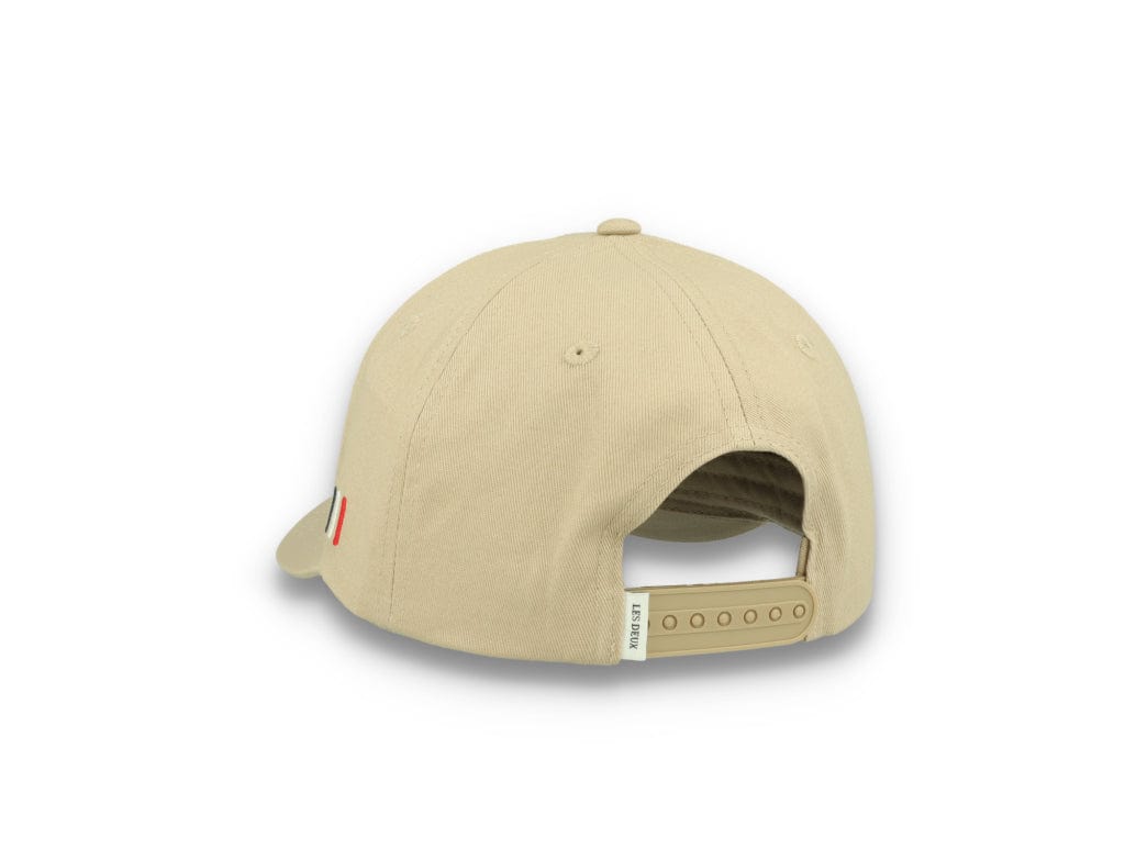 Encore Organic Baseball Cap Dark Sand/Burnt Red - LOKK