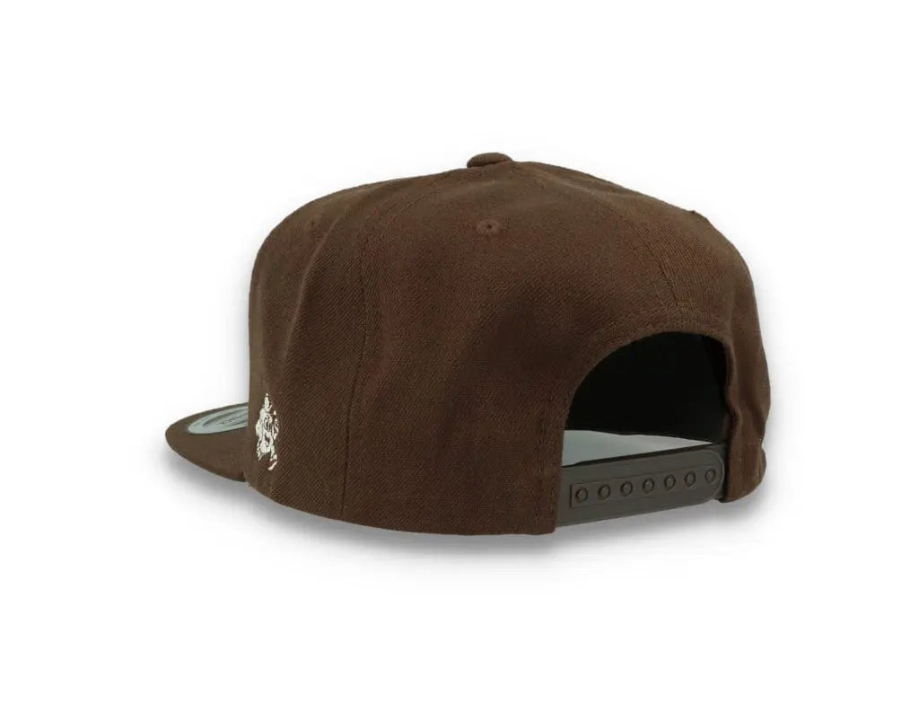 LOKK X RADIO BORGEN Snapback Brown/White - LOKK