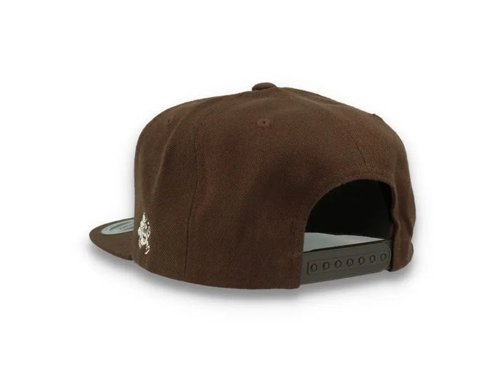 LOKK X RADIO BORGEN Snapback Brown/White - LOKK