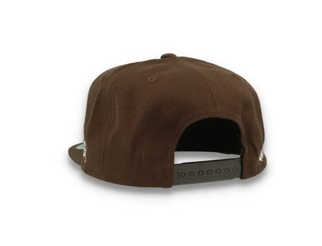 LOKK X RADIO BORGEN Snapback Brown/White - LOKK