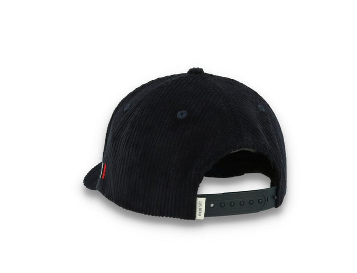 Encore Corduroy Baseball Cap Dark Navy - LOKK