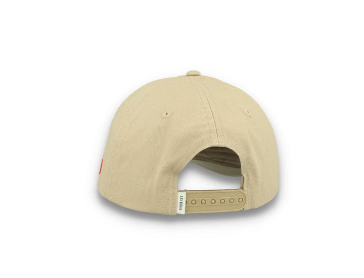 Encore Organic Baseball Cap Dark Sand/Burnt Red - LOKK