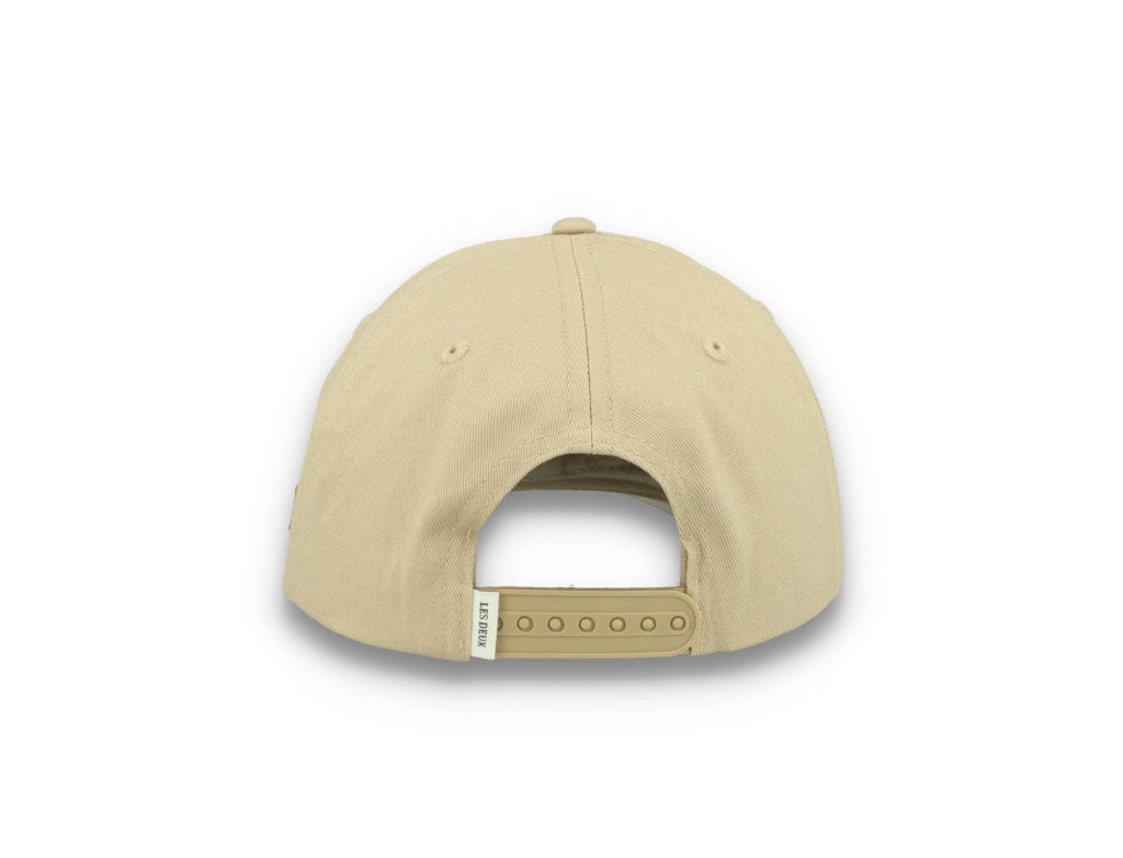 Encore Organic Baseball Cap Dark Sand/Burnt Red - LOKK