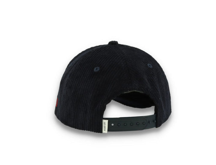 Encore Corduroy Baseball Cap Dark Navy - LOKK