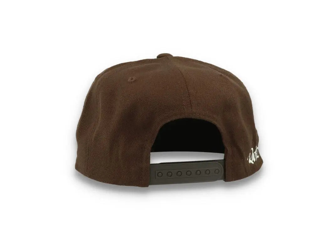 LOKK X RADIO BORGEN Snapback Brown/White - LOKK