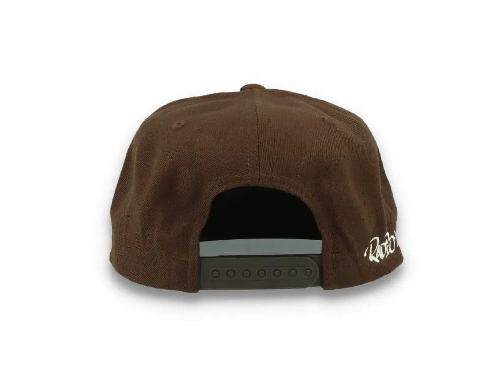 LOKK X RADIO BORGEN Snapback Brown/White - LOKK