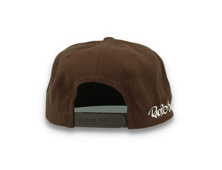 LOKK X RADIO BORGEN Snapback Brown/White - LOKK