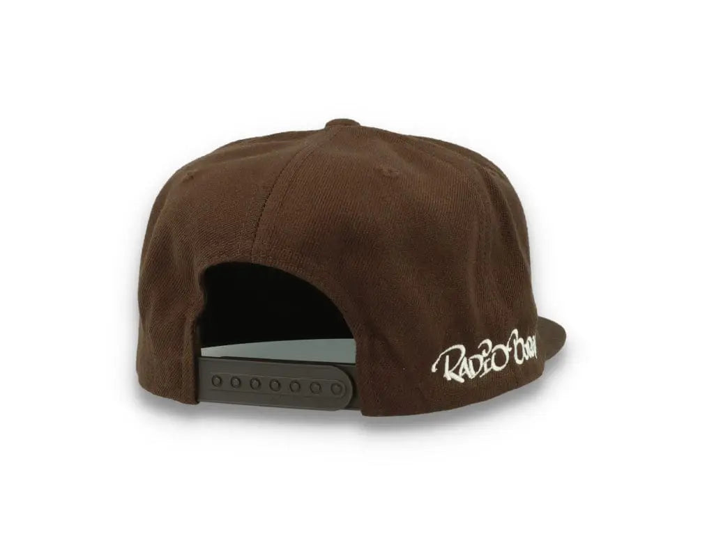 LOKK X RADIO BORGEN Snapback Brown/White - LOKK