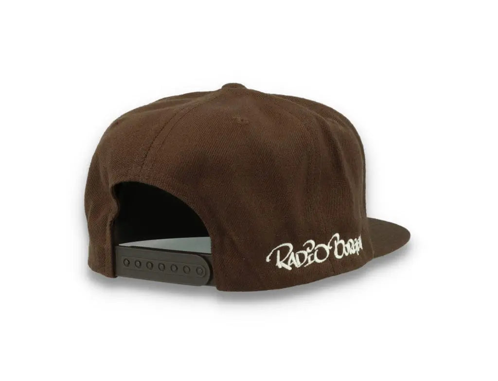 LOKK X RADIO BORGEN Snapback Brown/White - LOKK