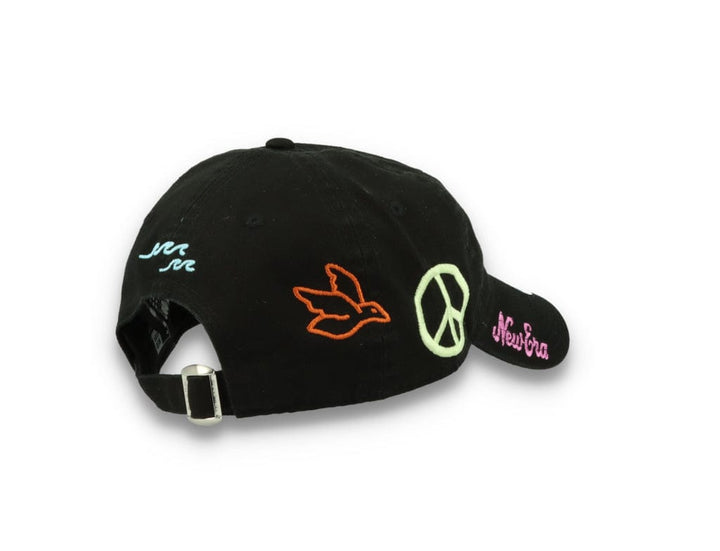 9TWENTY Washed Graphic New Era Black - LOKK