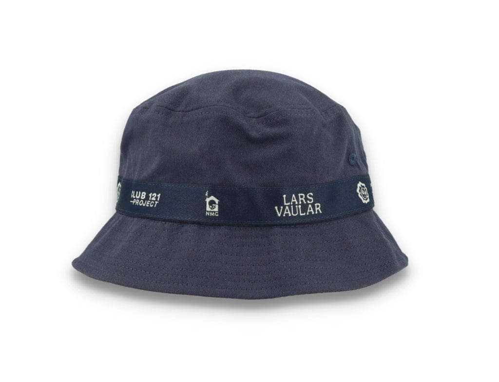 Lars Vaular x 121 Bucket Hat Washed Navy - LOKK