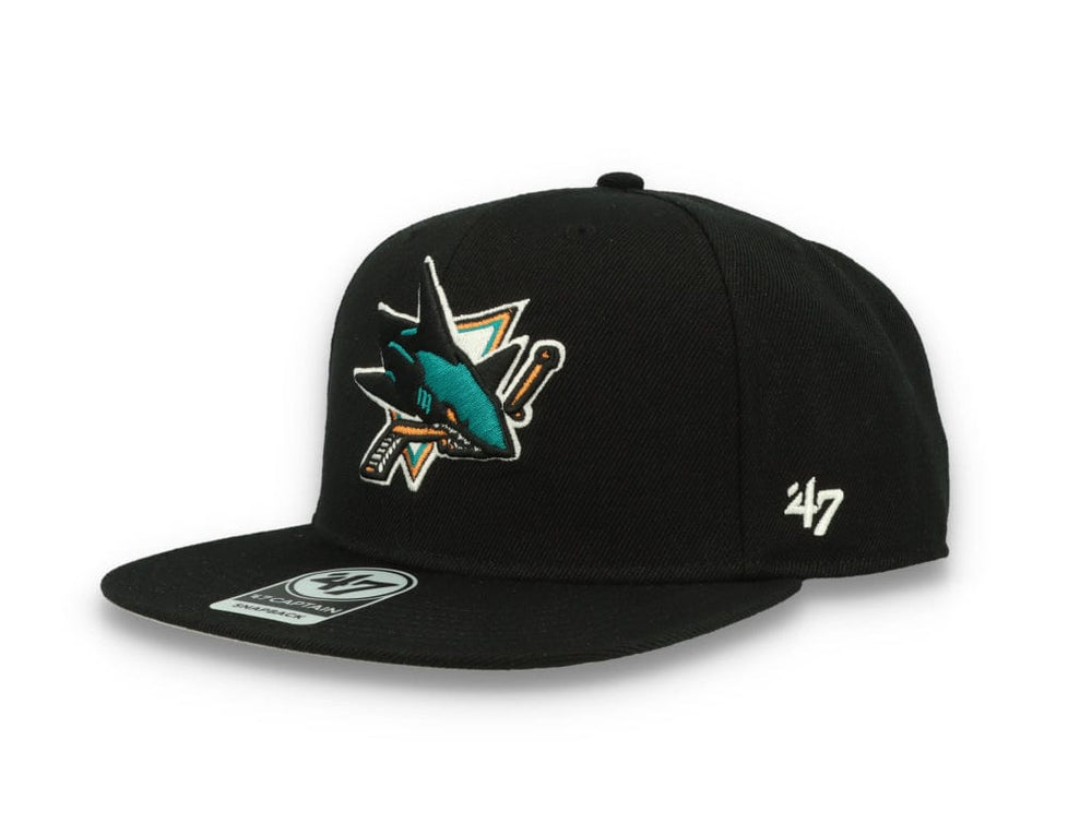 No Shot 47 Captain San Jose Sharks Black - LOKK