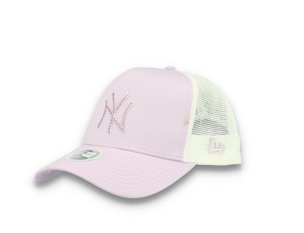 MLB Rhinestone Trucker New York Yankees  Purple - LOKK