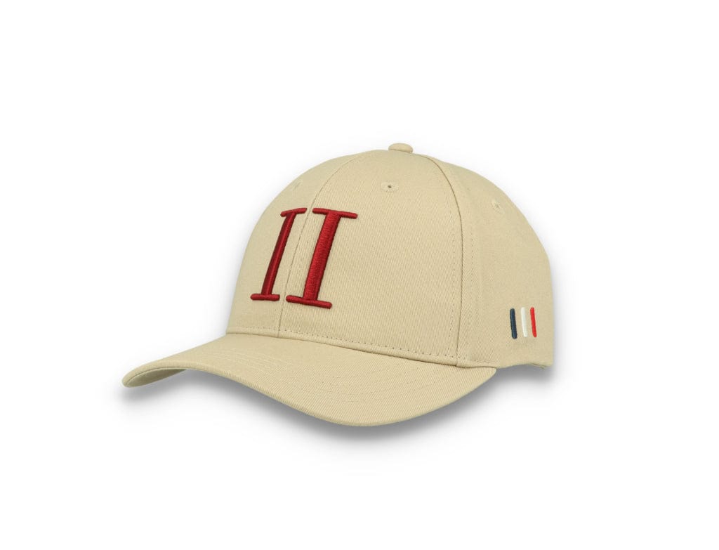 Encore Organic Baseball Cap Dark Sand/Burnt Red - LOKK
