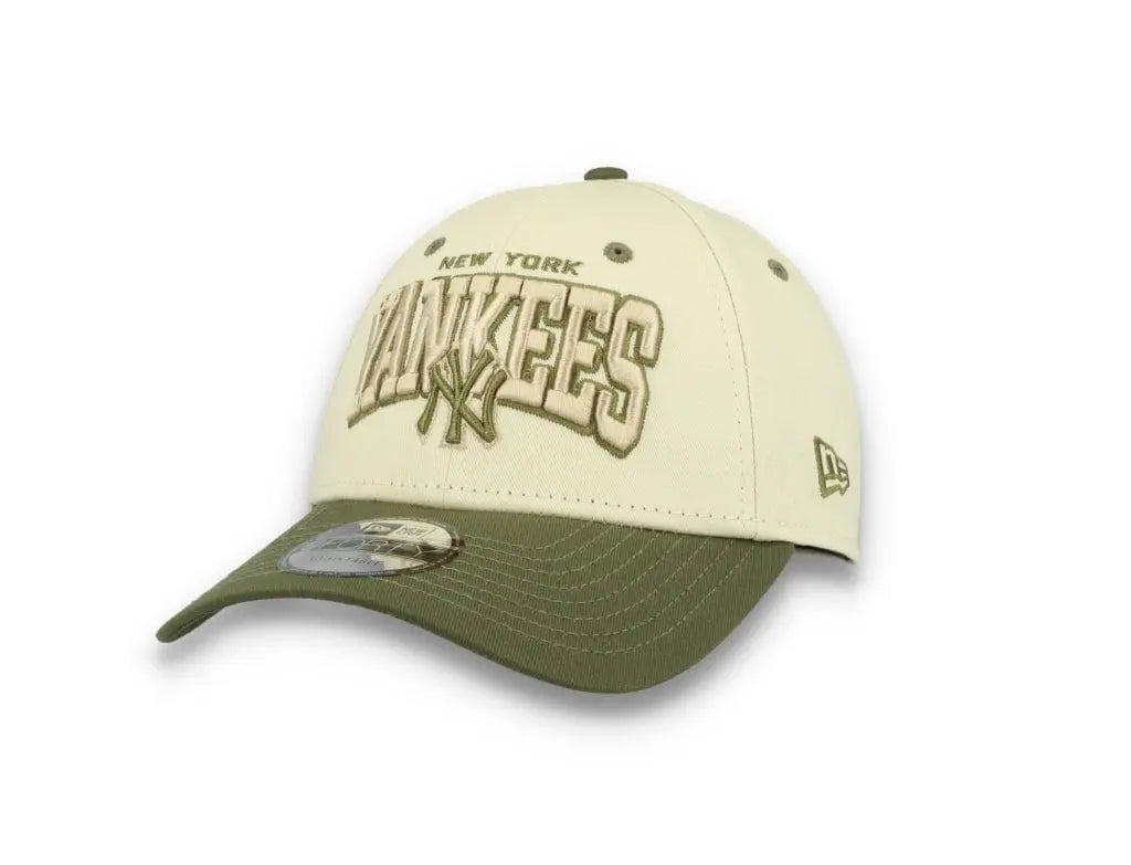 9FORTY White Crown New York Yankees Ivory/Olive - LOKK